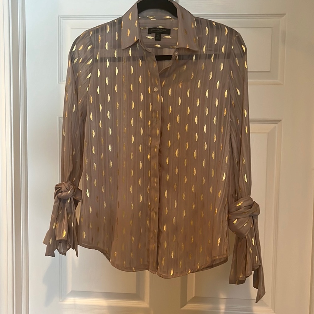 Banana Republic Gold Accent Blouse